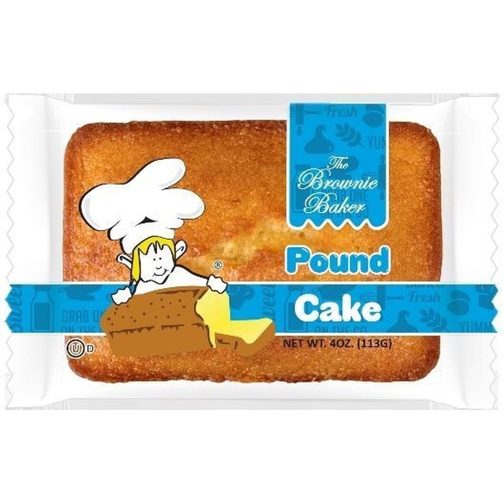 The Brownie Baker Pound Cake, 4 Ounce -- 9 Per Case