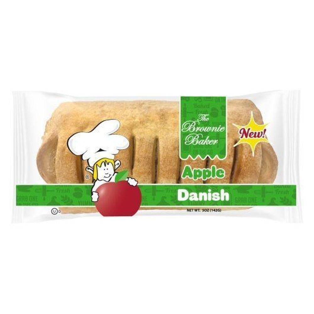 The Brownie Baker Gourmet Apple Danish, 5 Ounce -- 9 Per Case