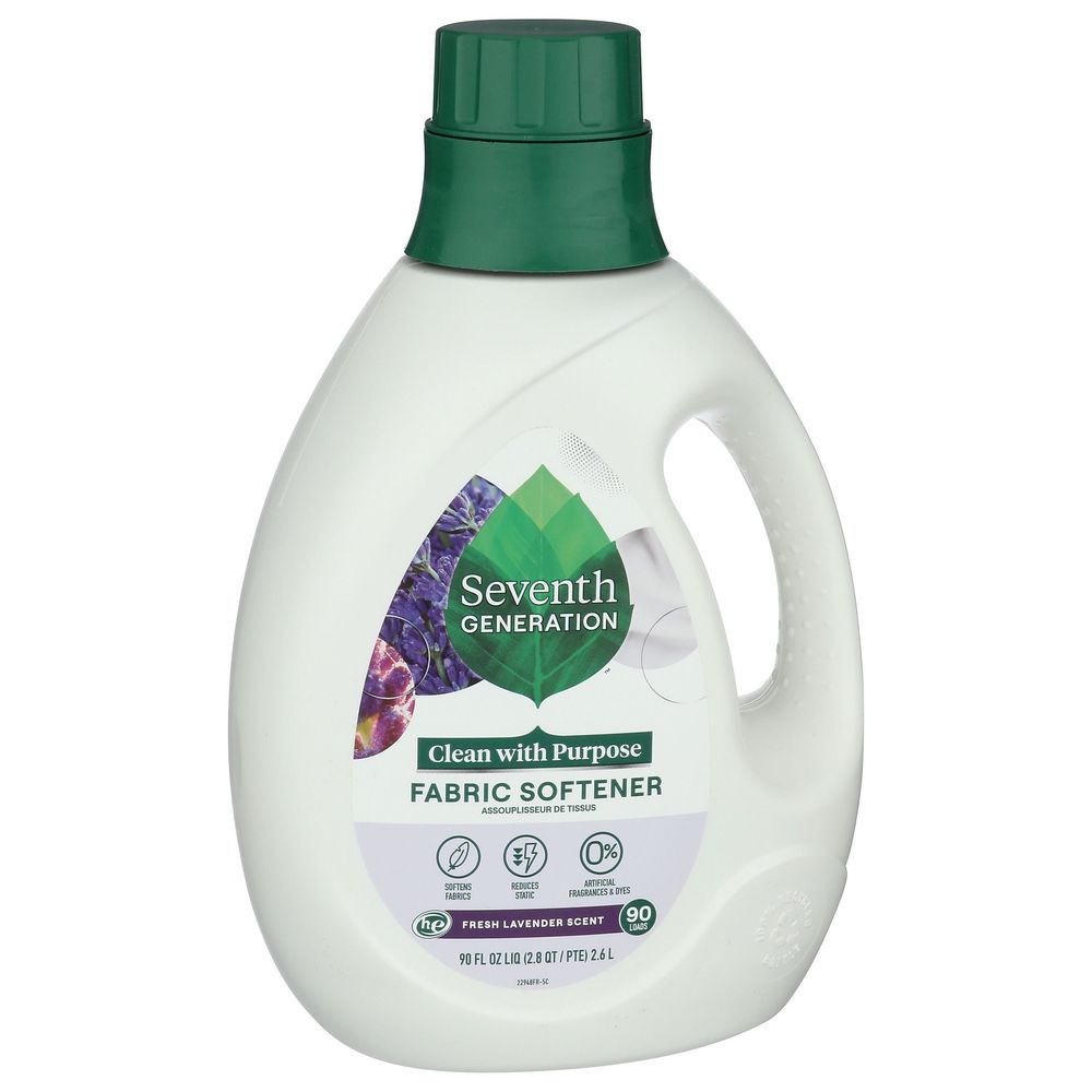 Seventh Generation Lavender Fabric Softener, 90 Fluid Ounce -- 4 Per Case