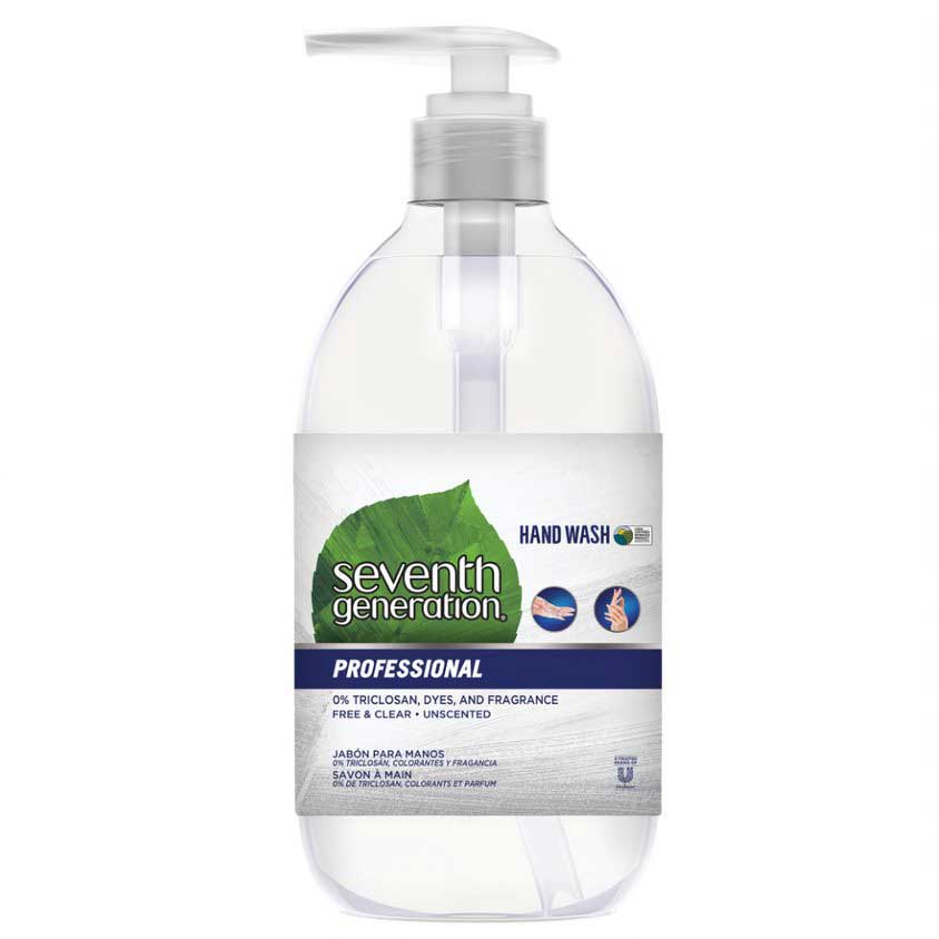 Single Seventh Generation Pro Liquid Hand Soap Dispenser, Free and Clear, Unscented, 12 Fluid Ounce