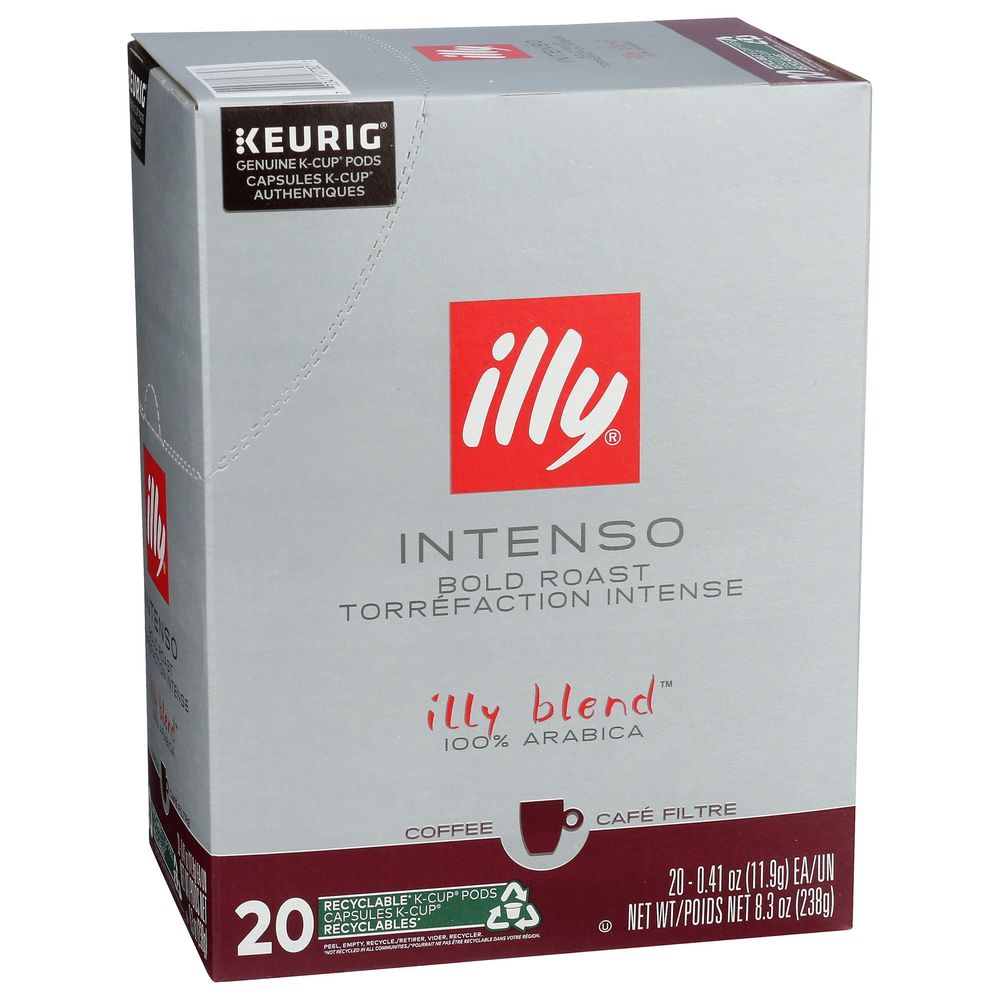 Illy Intenso Bold Roast K Cup Coffee Pod, 20 Count -- 4 Per Case