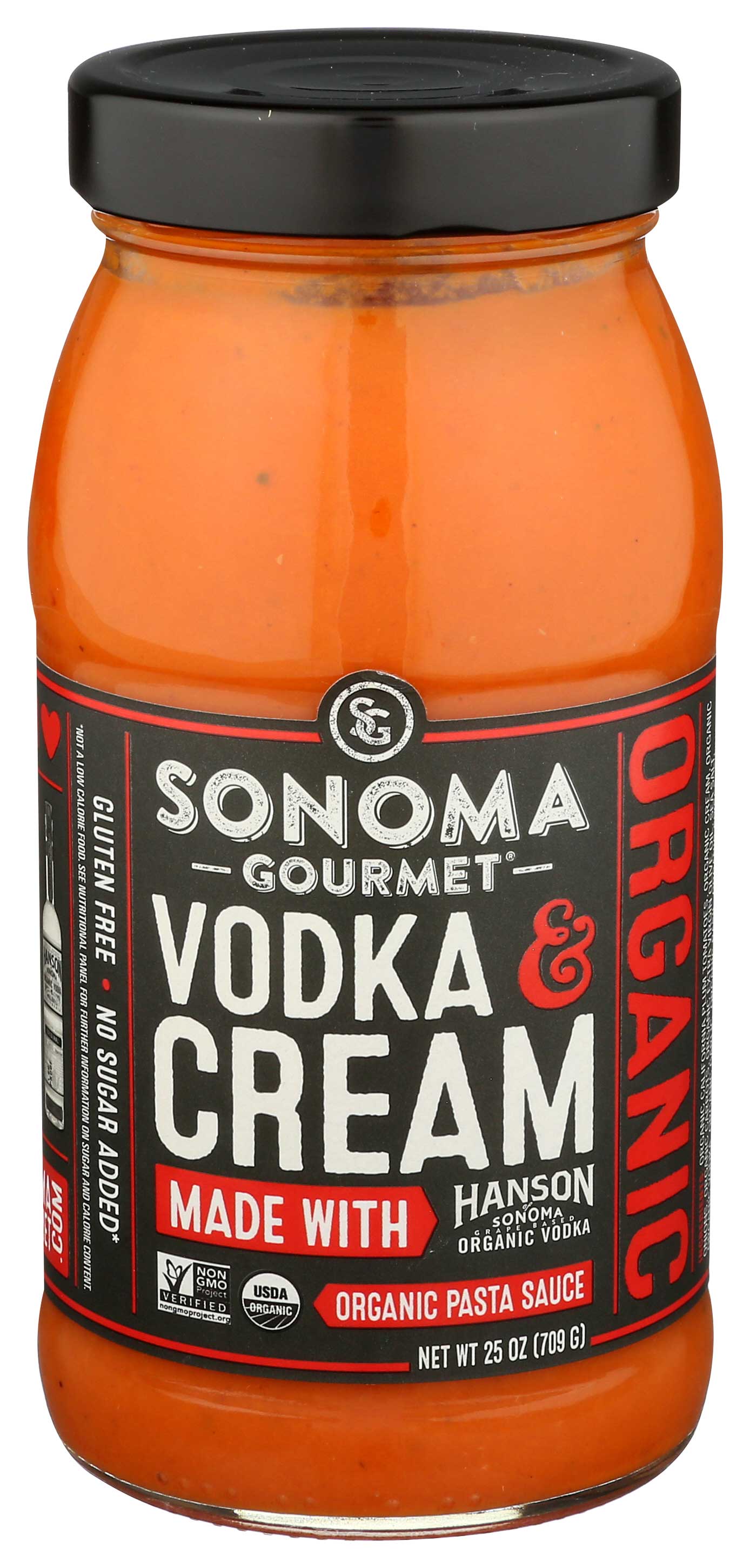 Sonoma Gourmet Organic Vodka And Cream Pasta Sauce, 25 Ounce -- 6 Per Case