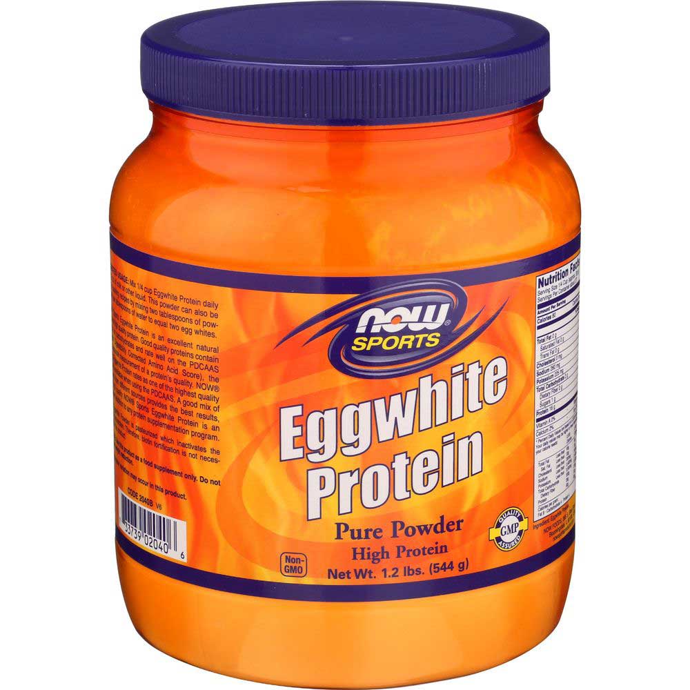 Now Sports Egg White Protein Powder, 1.2 Pound