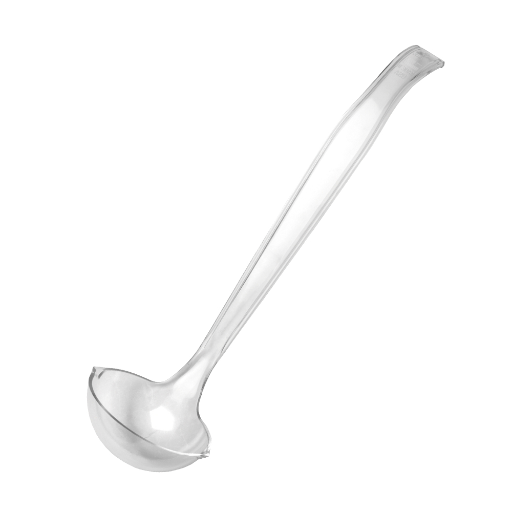 Wna Caterline Polystyrene Clear Serving Utensil Small Ladle, 2 Ounce -- 48 Per Case