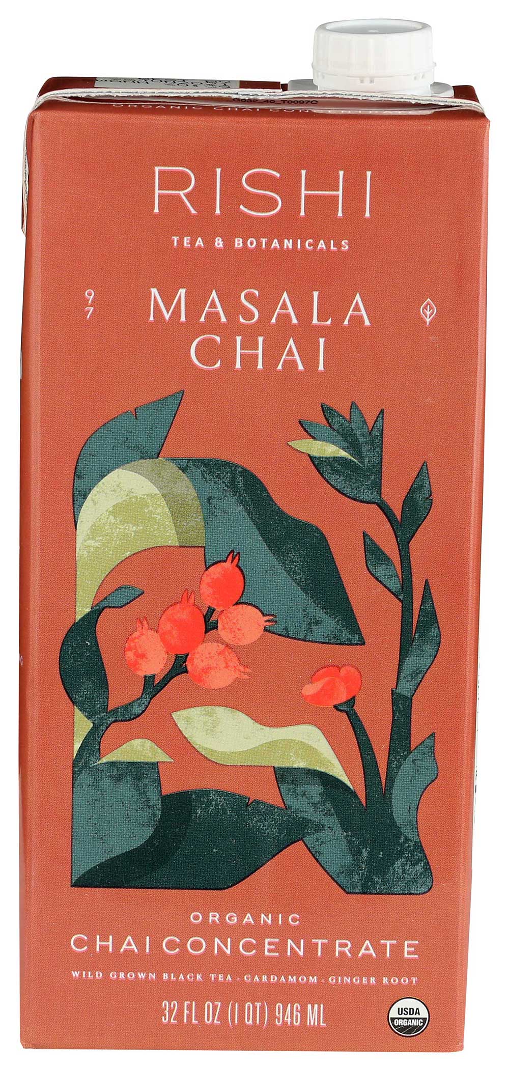 Rishi Organic Concentrate Masala Chai Tea, 32 Ounce -- 12 Per Case