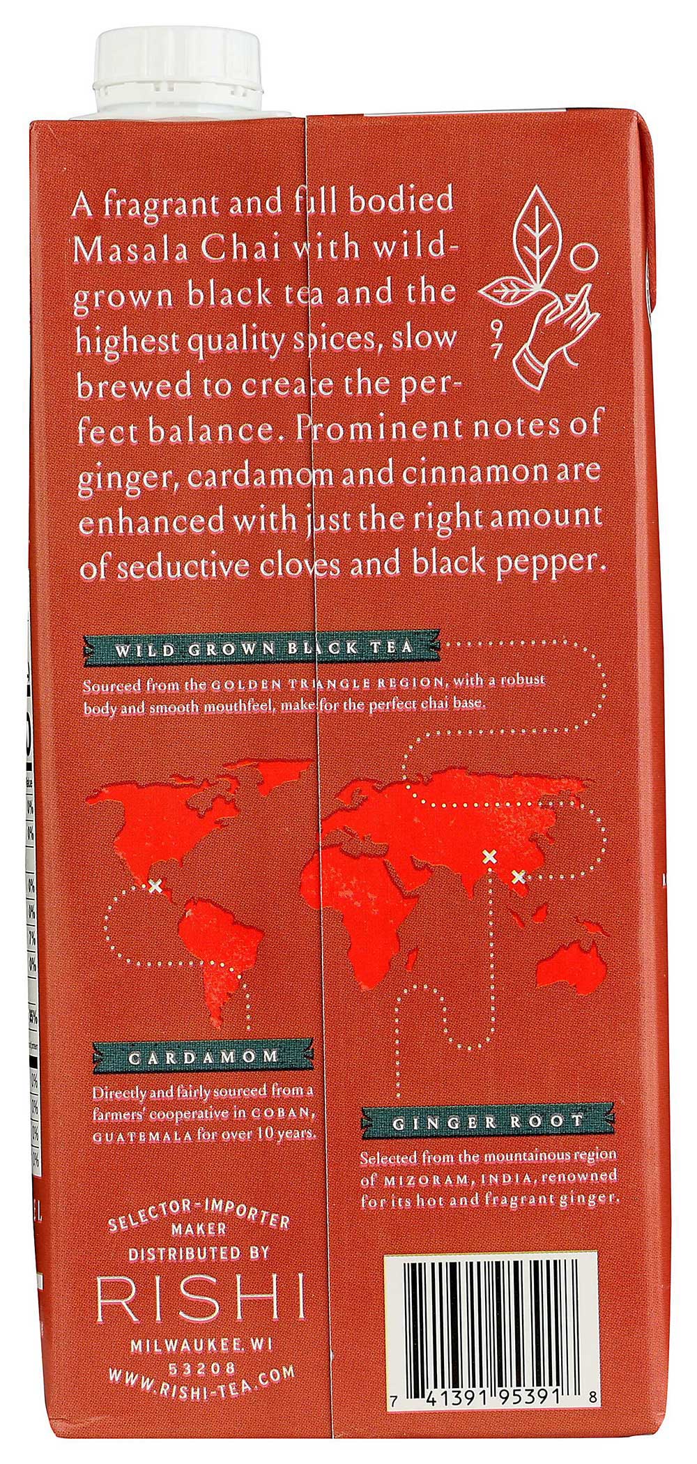 Rishi Organic Concentrate Masala Chai Tea, 32 Ounce -- 12 per case.