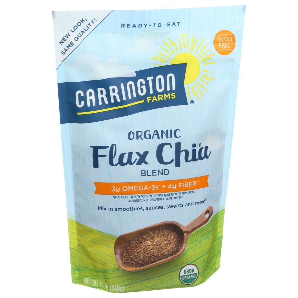 Carrington Farms Organic Flax Chia Blend, 12 Ounce