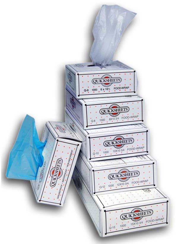 Pak-sher Plastic Sheet, 12 X 10.75 Inch -- 10000 Per Case