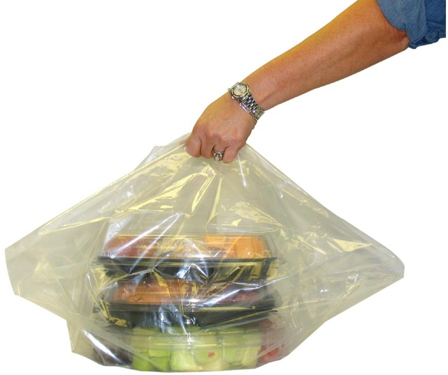 Pak Sher Plastic Clear Catering Bag FoodServiceDirect