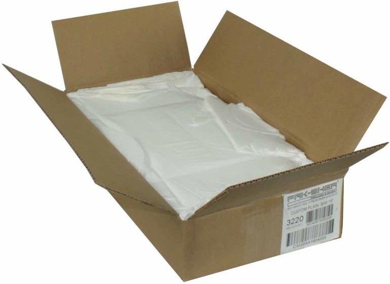 Pak Sher Clear Tamper Evident Liner Bag, 16 inch 100 per case.