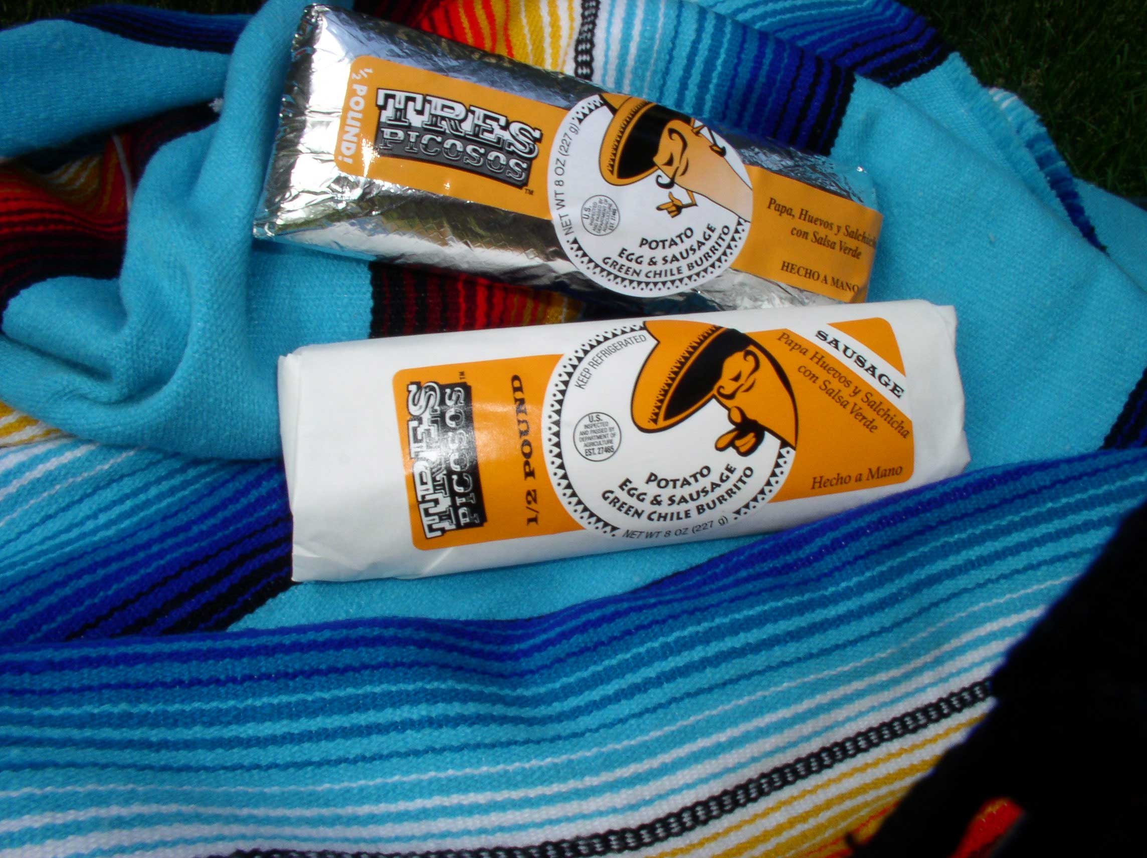 Tres Picosos Potato Egg Sausage Green Chile Burrito -- 20 Per Case