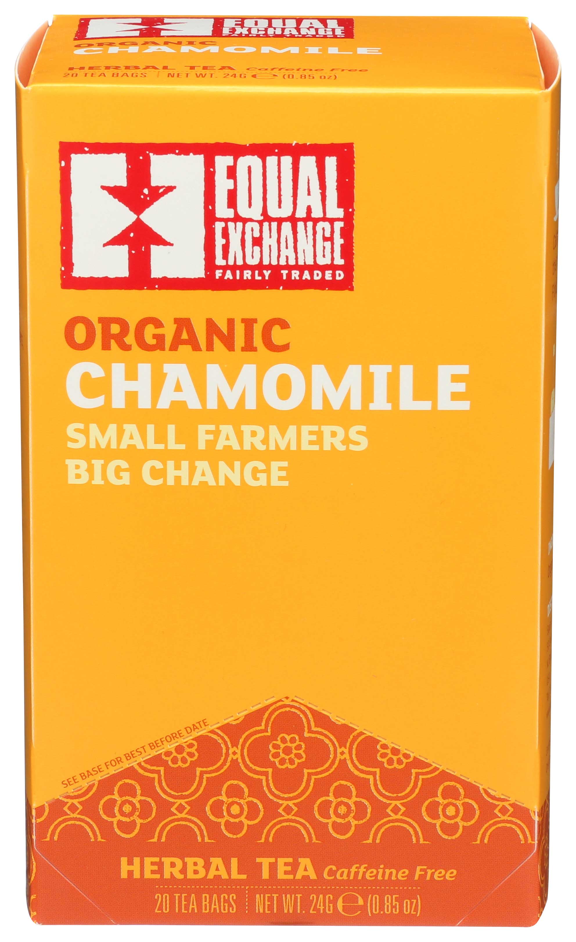 Equal Exchange Organic Chamomile Tea, 20 Bags Count -- 6 Per Case