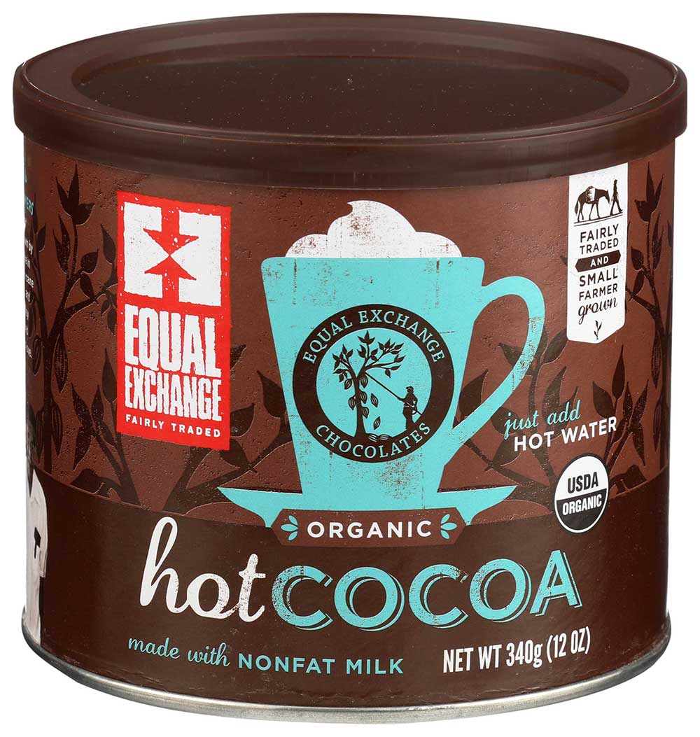 Equal Exchange Organic Hot Cocoa Mix, 12 Ounce -- 6 Per Case