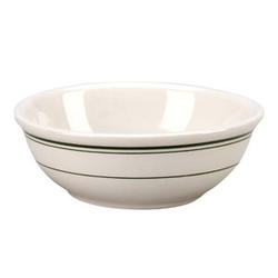 Del Mar Green Rolled Edge Rim Soup Bowl, 10 Ounce -- 24 Per Case