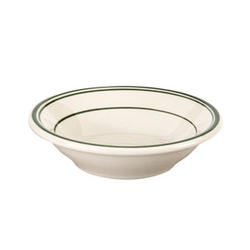 Del Mar Green Wide Rim Rolled Edge Grapefruit Bowl, 6 3/8 Inch -- 36 Per Case