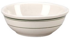 Del Mar Green Nappie Bowl, 5.875 Inch -- 36 Per Case