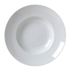 Vertex China Signature Collection Porcelain White Deep Pasta Bowl, 10 Inch -- 12 Per Case
