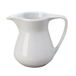 Vertex China Argyle And Catalina Collection Porcelain White Creamer, 6 Ounce -- 36 Per Case