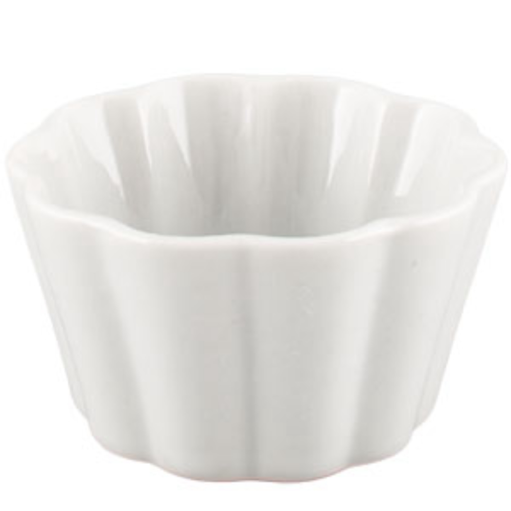 Vertex China Market Buffet Undecorated Porcelain White Brioche Ramekin, 2 Ounce -- 48 Per Case