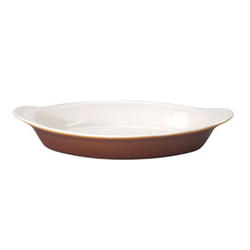 Vista Collection Undecorated American White Welsh Oval Caramel Rarebit, 8 3/8 X 4 Inch -- 36 Per Case