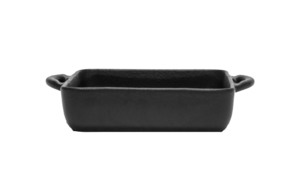 Vertex Porcelain Black Square Baking Dish -- 24 Per Case