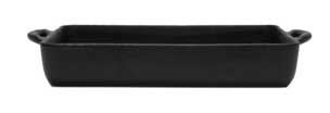 Vertex Obsidian Collection Black Rectangular Baker -- 12 Per Case