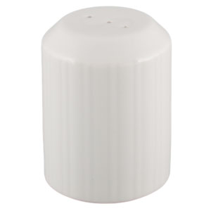 Vertex Crystal Bay Euro White Salt Shaker, 2 1/4 Inch -- 48 Per Case
