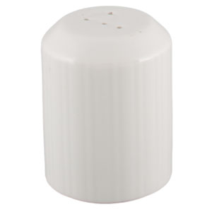 Vertex Crystal Bay Euro White Pepper Shaker, 2 1/4 Inch -- 48 Per Case