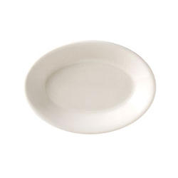 Vista Collection Undecorated American White Oval Platter, 9 3/8 Inch -- 24 Per Case