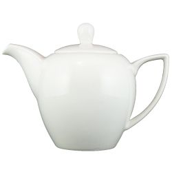 Vertex London White Teapot, 13.5 Ounce -- 12 Per Case
