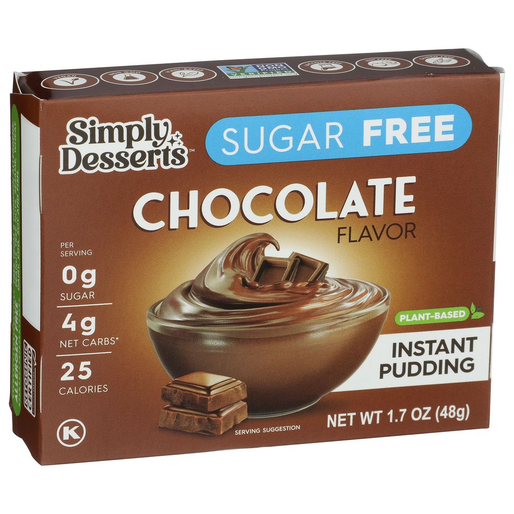 Simply Delish Instant Chocolate Pudding Mix, 1.7 Ounce -- 6 Per Case