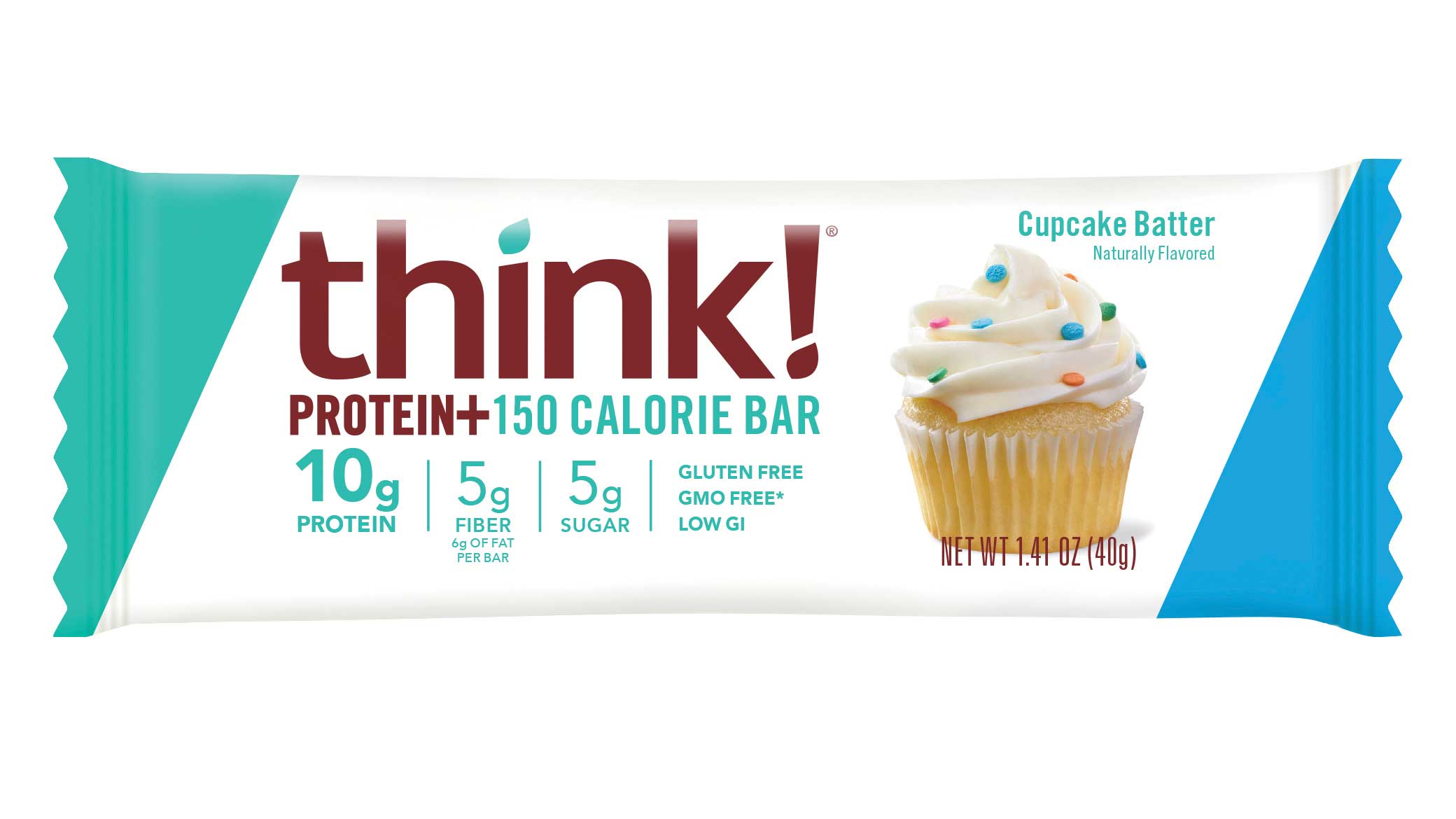 Think Thin Fiber Think! Protein Bar, Snack Bar, S'mores 1.41 Ounce