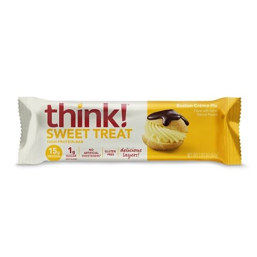 Thinkthin Layered Bar Boston Creme Pie, 57 Gram -- 120 Per Case