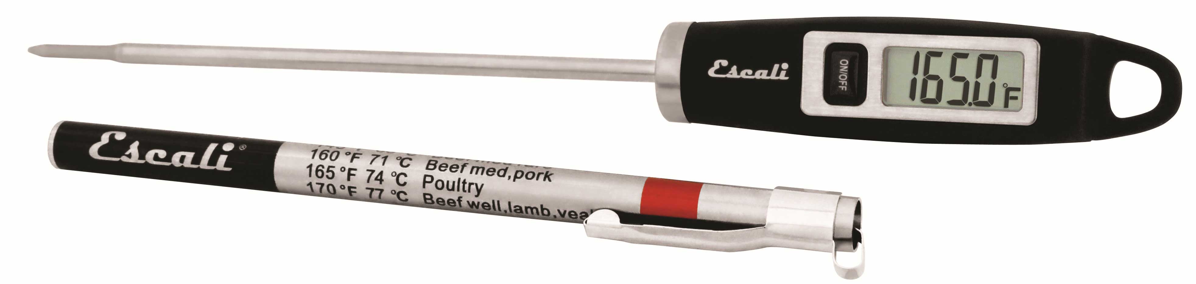 San Jamar Black Gourmet Digital Thermometer
