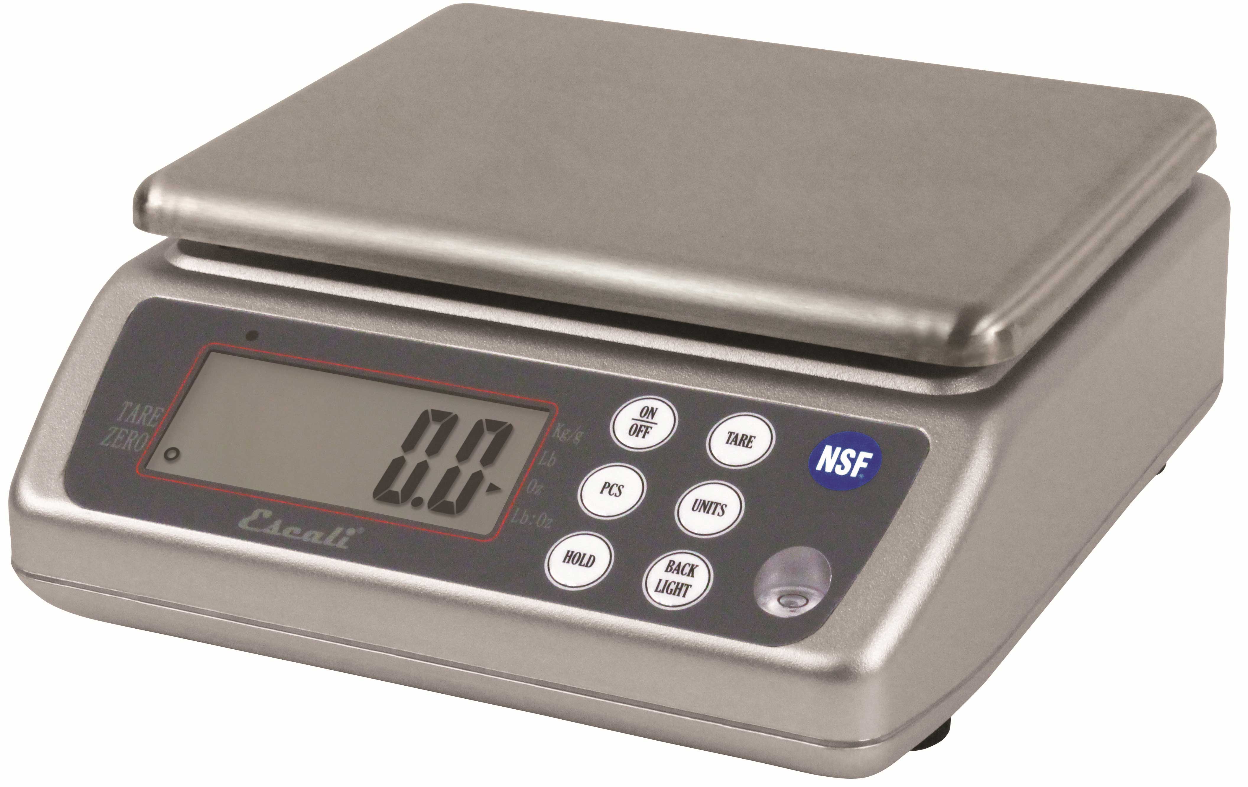 San Jamar Stainless Steel Digital Wash Down Scale, 33 Pound