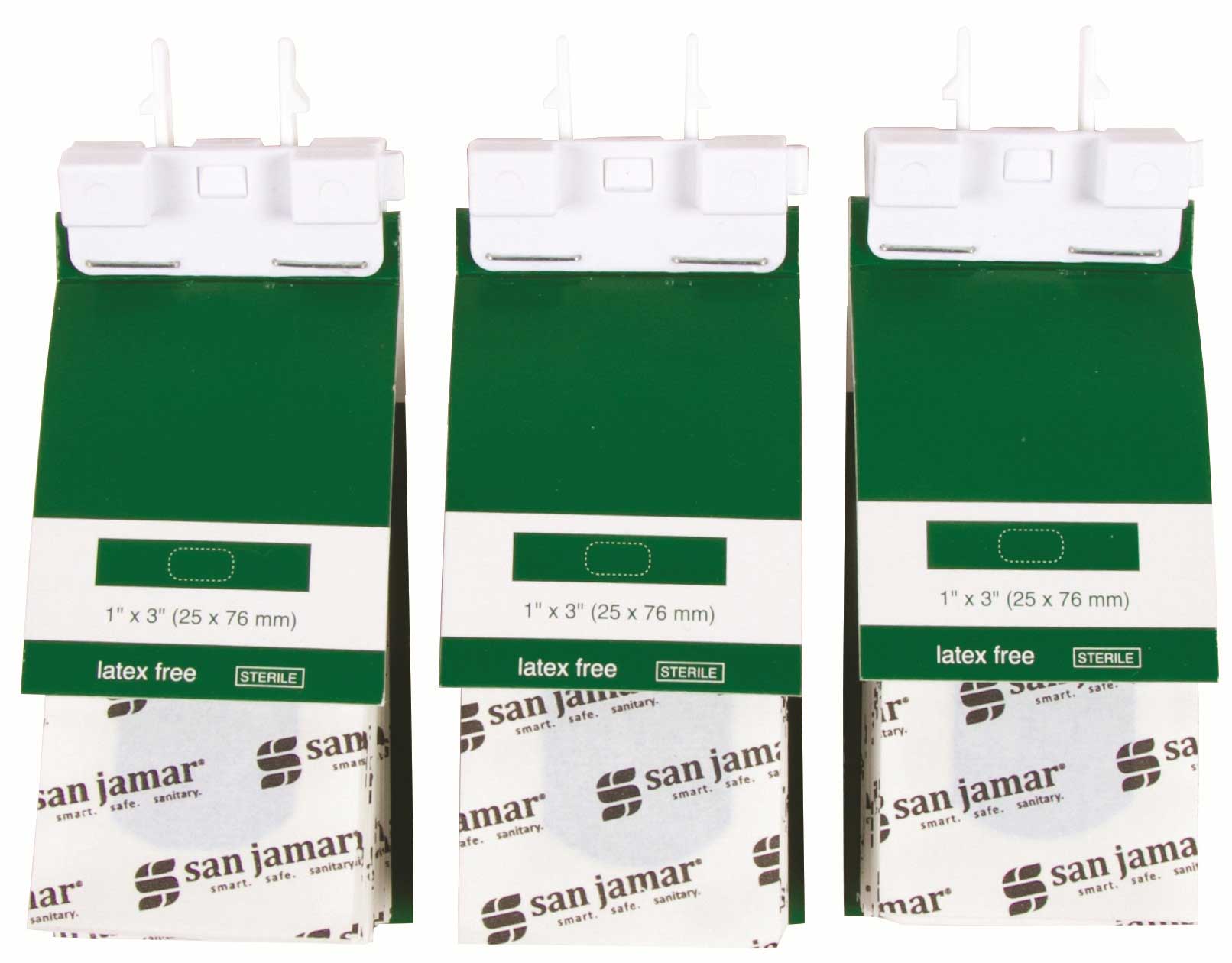 San Jamar Blue Strip Bandage Refill Cartridge For Mani Kare Bandage Dispenser -- 3 Per Case