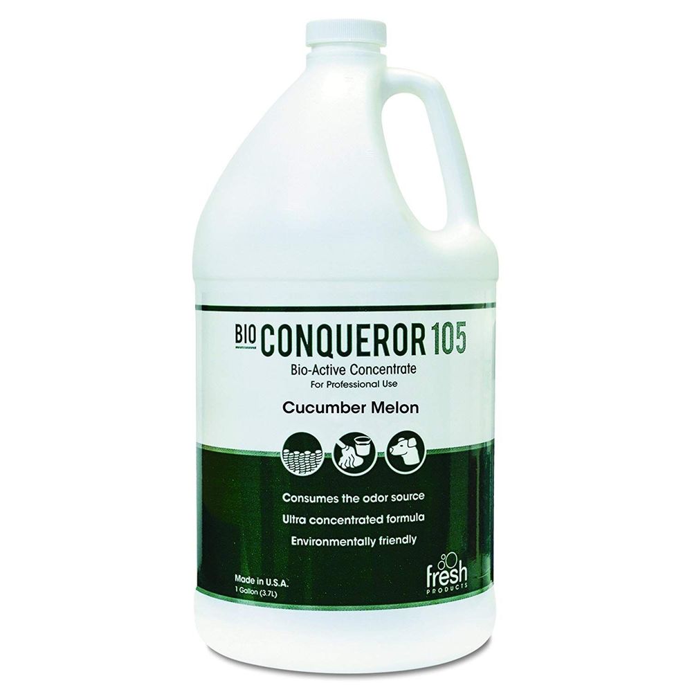 Fresh Products Bio Conqueror 105 Cucumber Melon Scent Enzymatic Liquid, 1 Gallon -- 4 Per Case