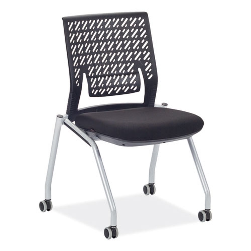 Safco 18 Inch High Black Seat And Gray Base Thesis Training Chair With Flex Back, Support Up To 250 Pound -- 2 Per Case