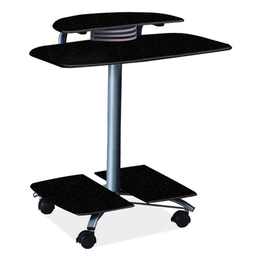 Safco Anthracite Eastwinds Series Fpd Computer Table, 28.5 X 26 X 29.5 Inch