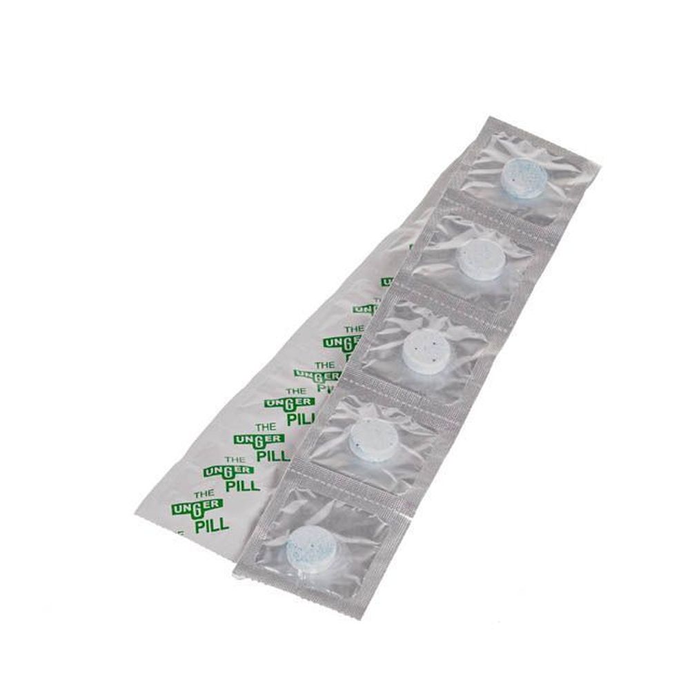 Unger Glass Cleaner Pill, 100 Count Roll -- 5 Per Case