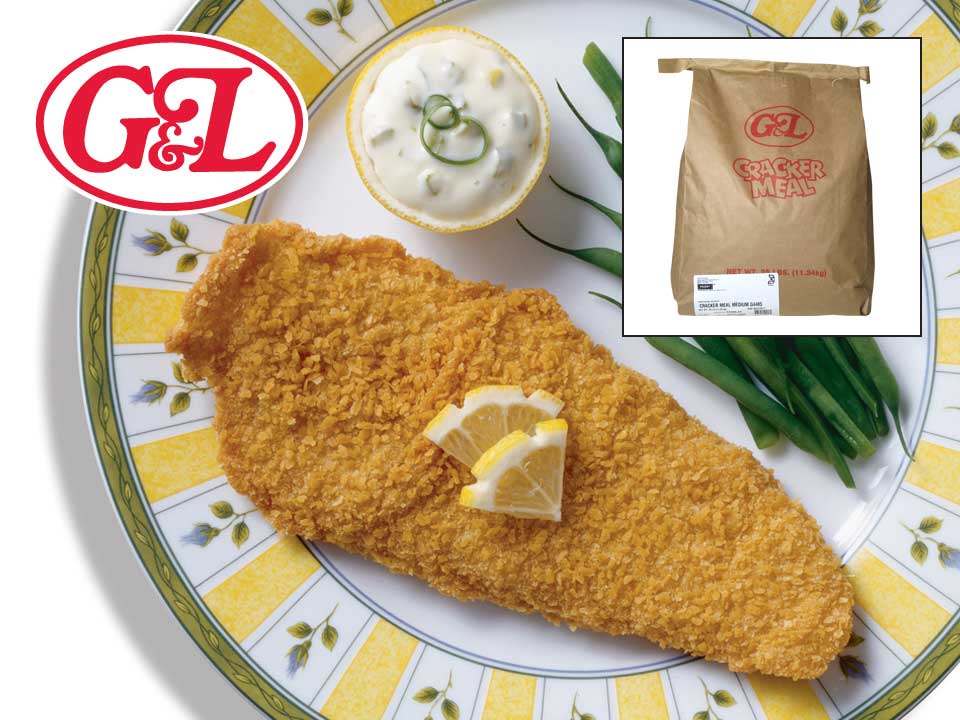 G&l Medium Cracker Meal Breading, 25 Pound