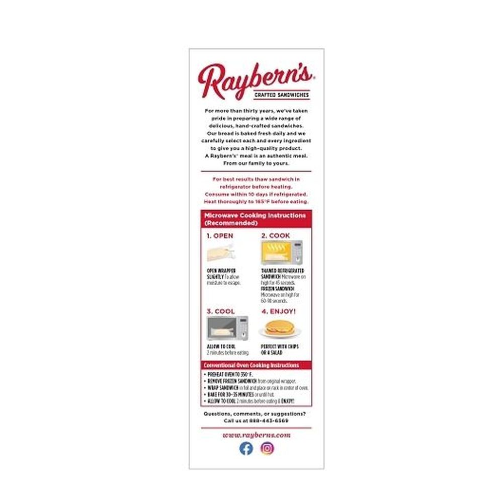 Raybern's Italian Beef With Giardiniera On Hoagie Roll, 9.4 Ounce -- 6 Per Case