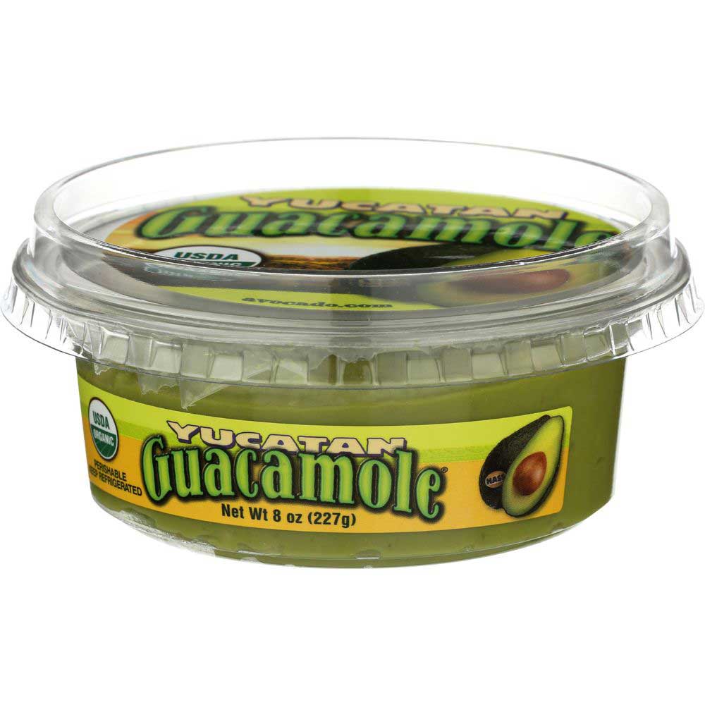 Yucatan Organic Guacamole, 8 Ounce -- 6 Per Case