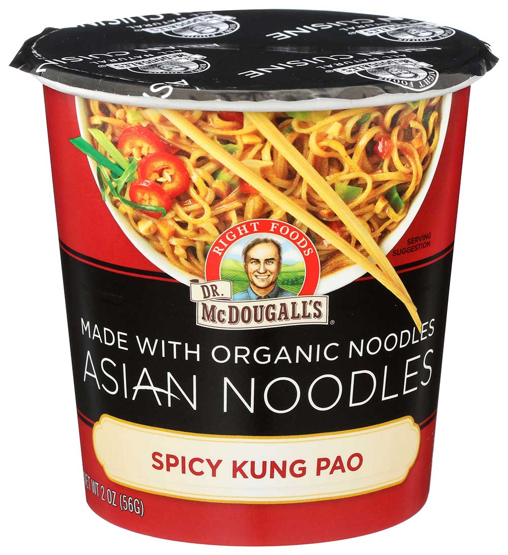 Dr. Mcdougall's Spicy Kung-pao Asian Noodle Soup Cup, 2 Ounce -- 6 Per Case