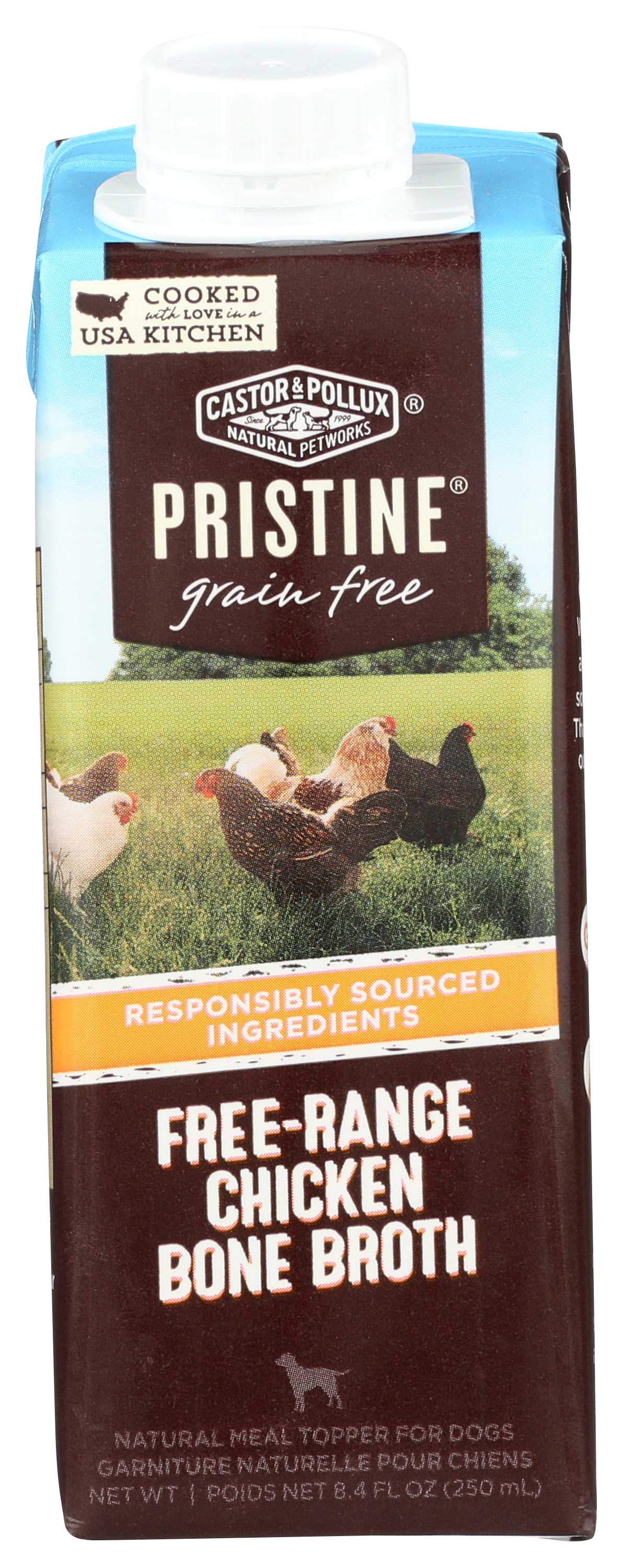 Castor and Pollux Chicken Bone Broth Dog Food Case FoodServiceDirect