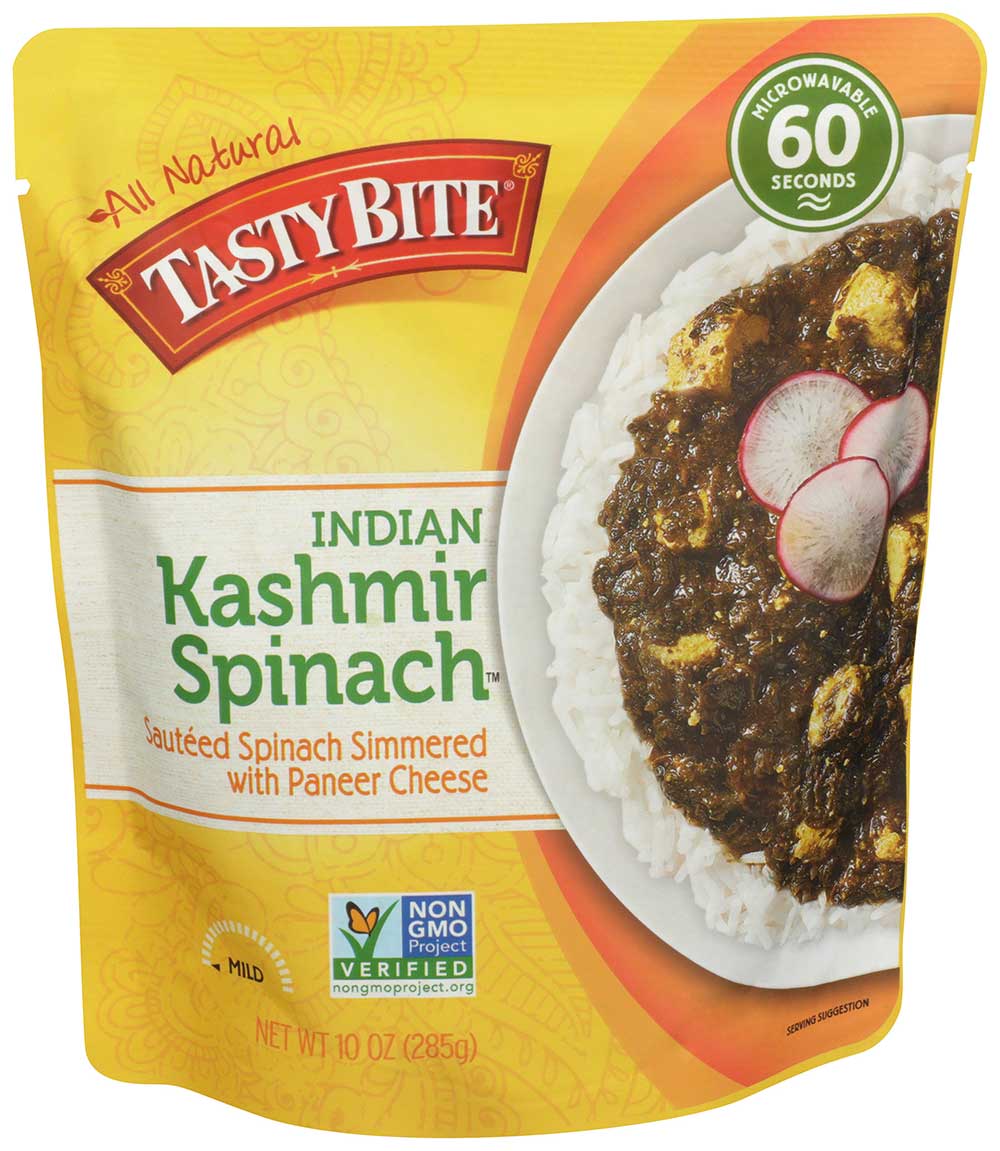Tasty Bite Kashmir Spinach, 10 Ounce -- 6 Per Case
