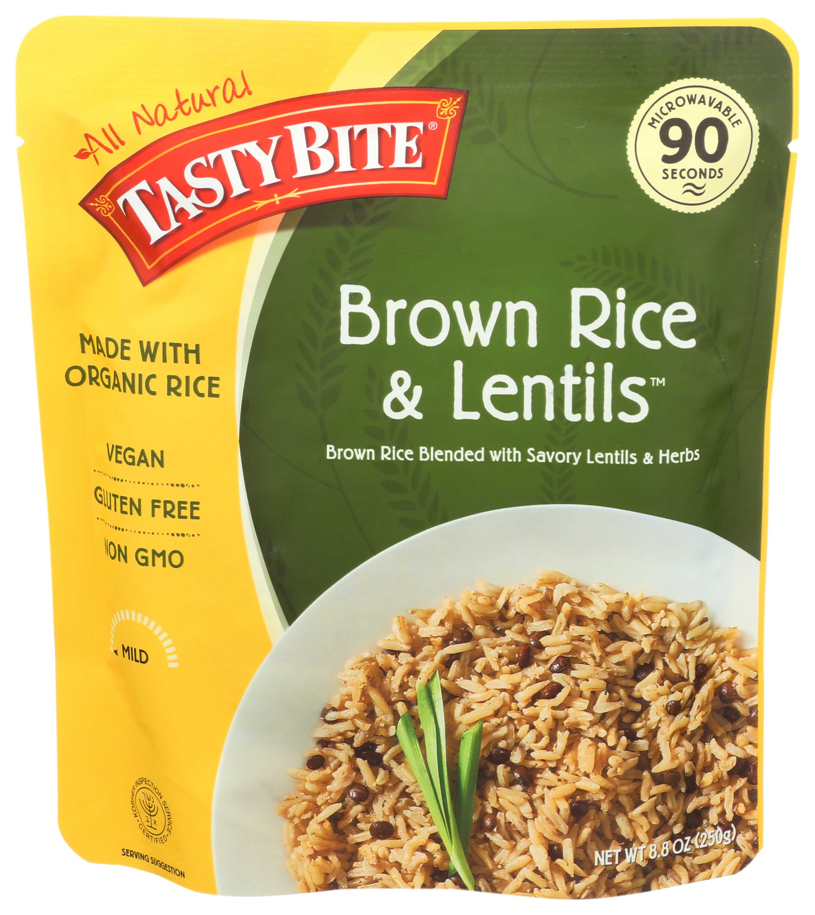 Tasty Bite Brown Rice and Lentils Case | FoodServiceDirect