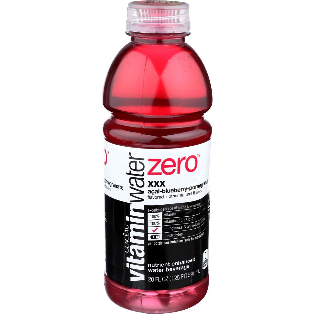 Glaceau Xxx Nutrient Enhanced Acai Blueberry Pomegranate Vitamin Water, 20 Fluid Ounce -- 12 Per Case
