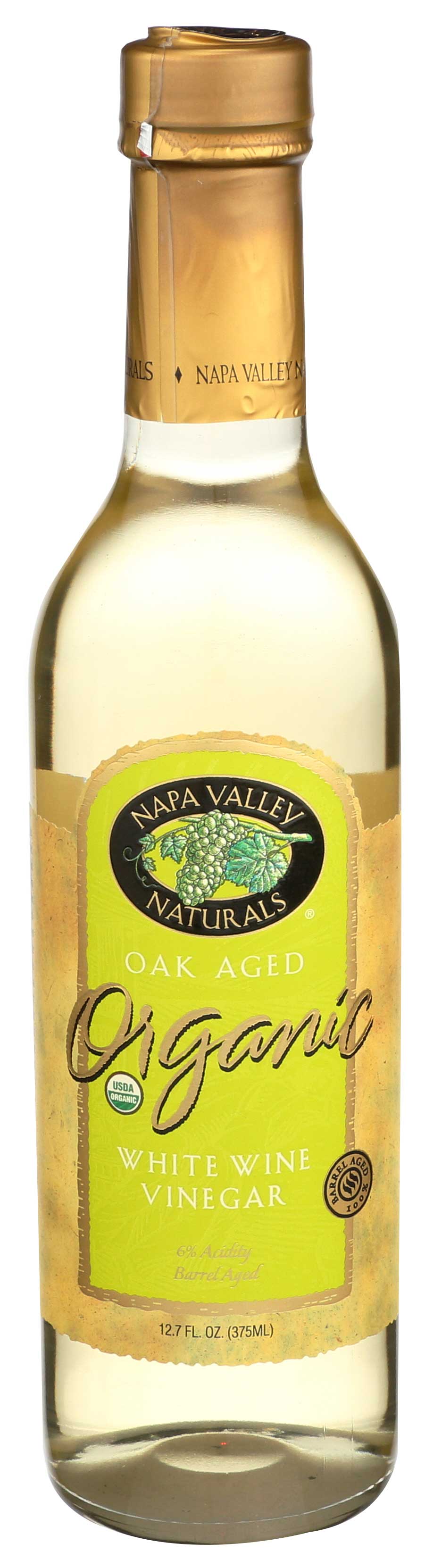 Napa Valley Naturals Organic White Wine Vinegar, 12.7 Ounce -- 12 Per Case