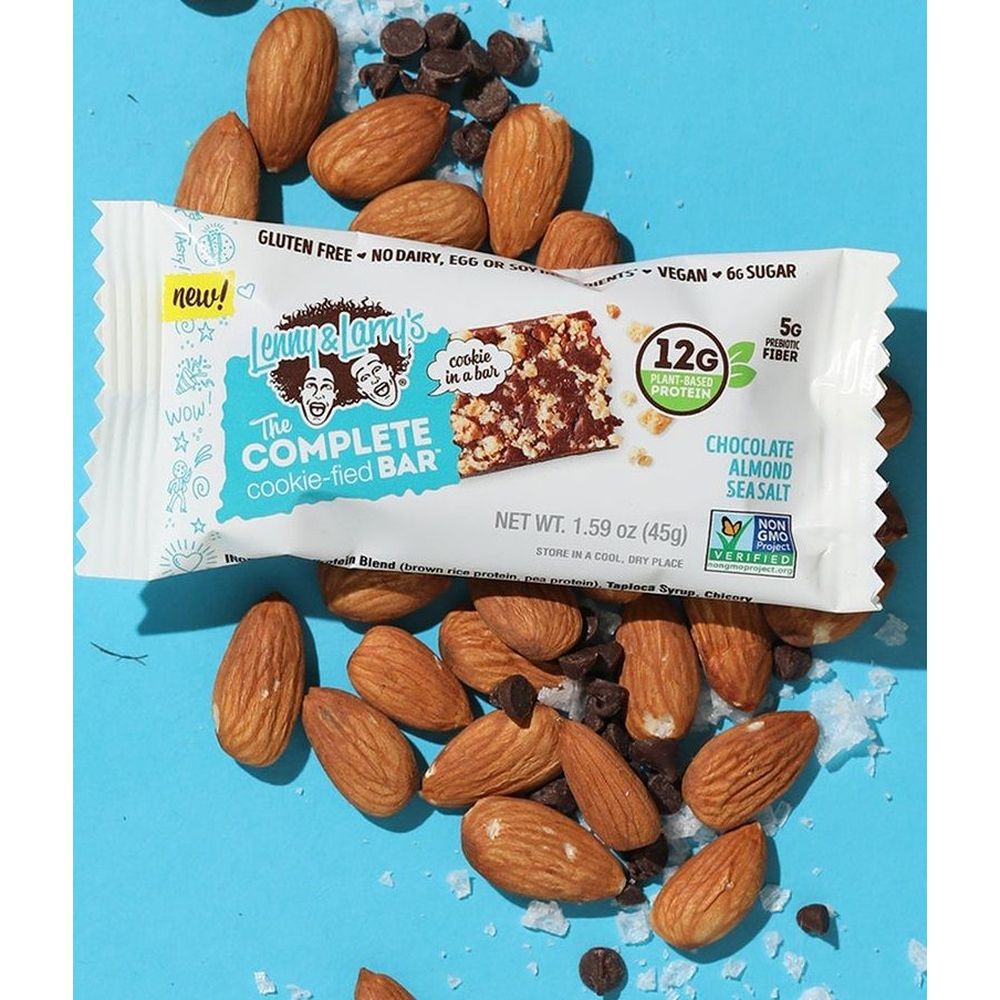 The Complete Cookie Chocolate Almond Sea Salt Bar, 1.59 Ounce, 9 Count -- 12 Per Case